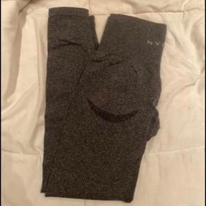 NVGTN black speckled contour leggings